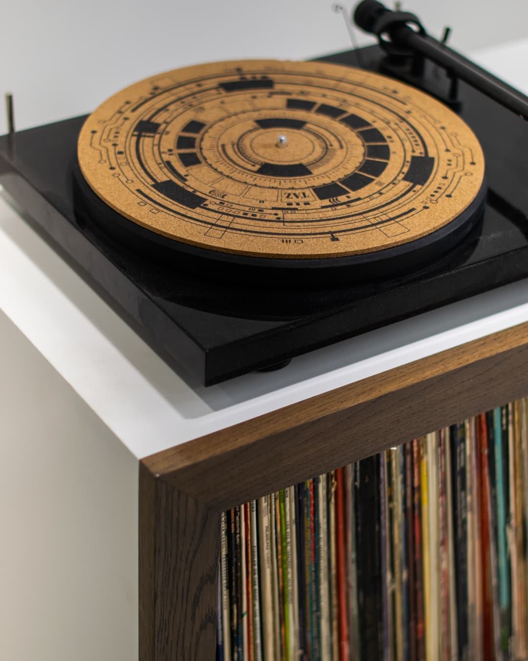 Metro Balcony Record Player Stand - Tactile Audio Furniture