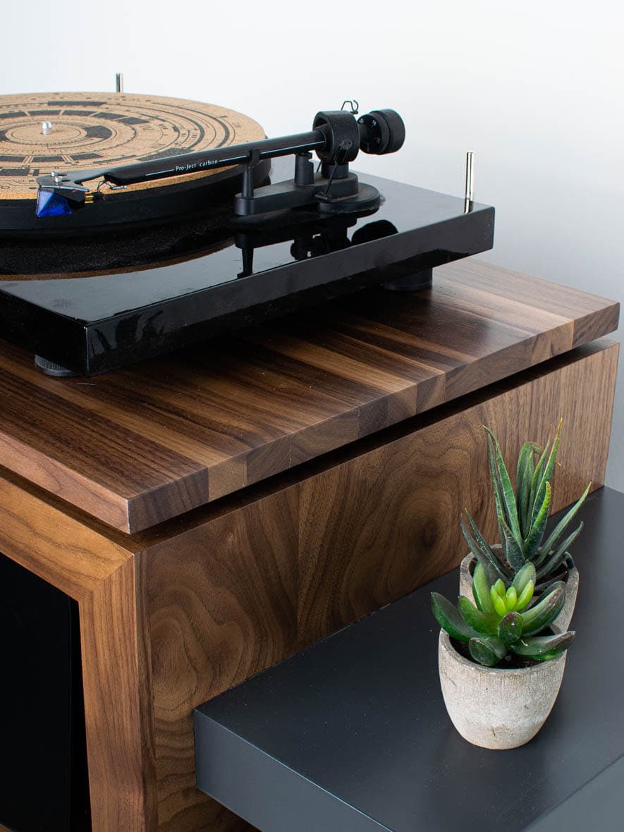 Fillmore for Sonos 36" Record Player Stand - Tactile Audio Furniture