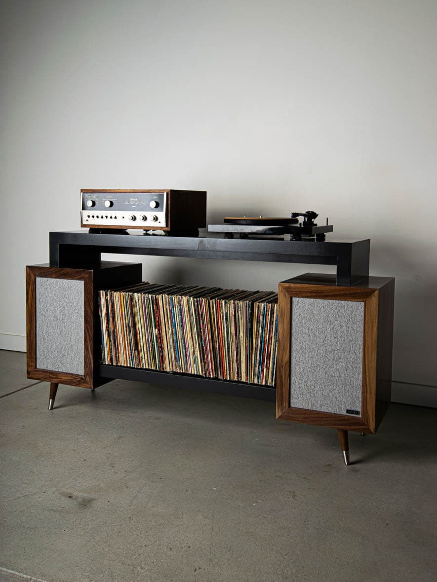 Hampton Record Player Stand - Tactile Audio Furniture