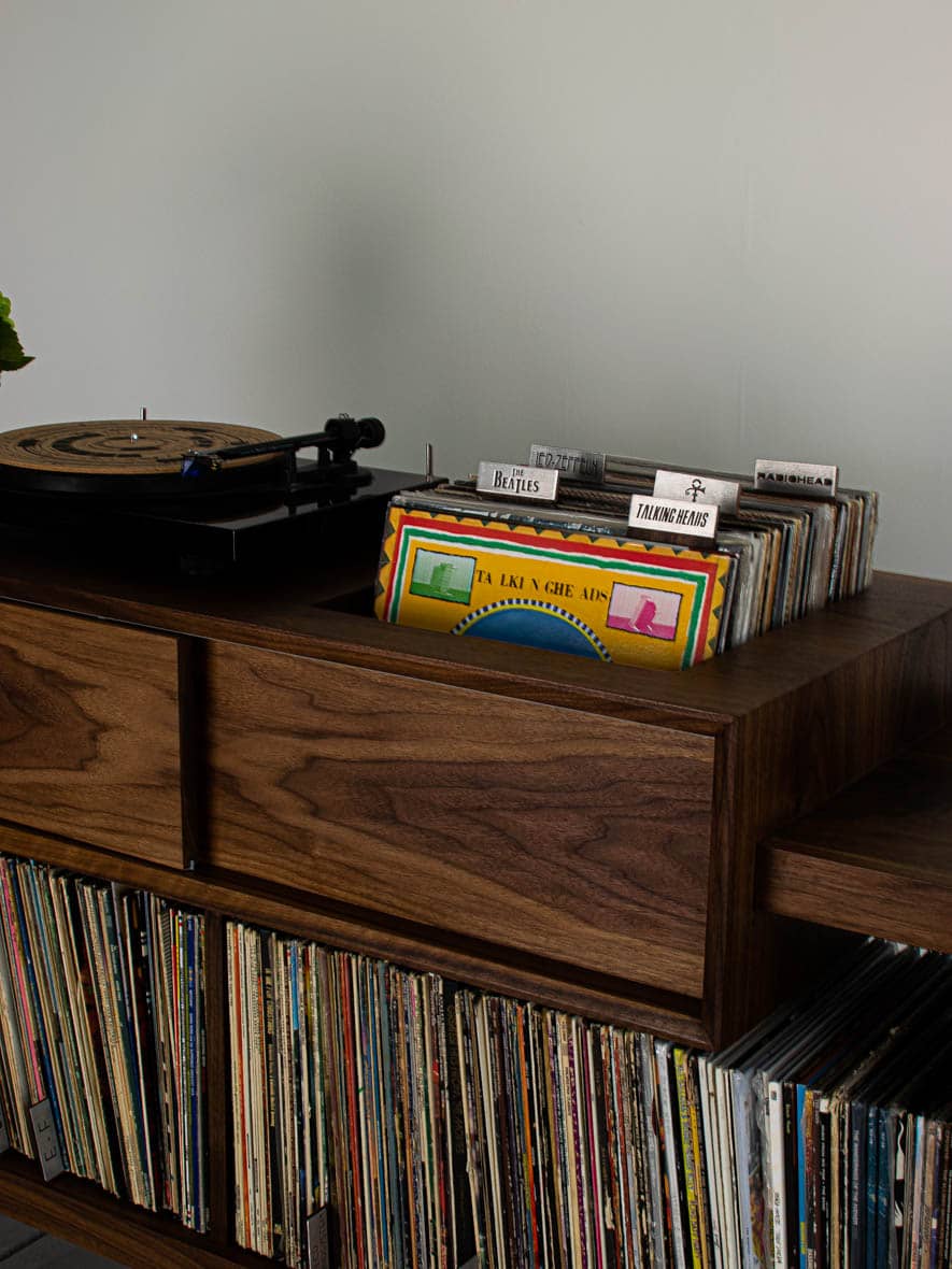 Riviera 60" Stereo Cabinet - Tactile Audio Furniture