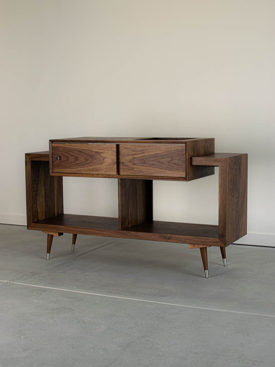 Riviera 60" Stereo Cabinet - Tactile Audio Furniture