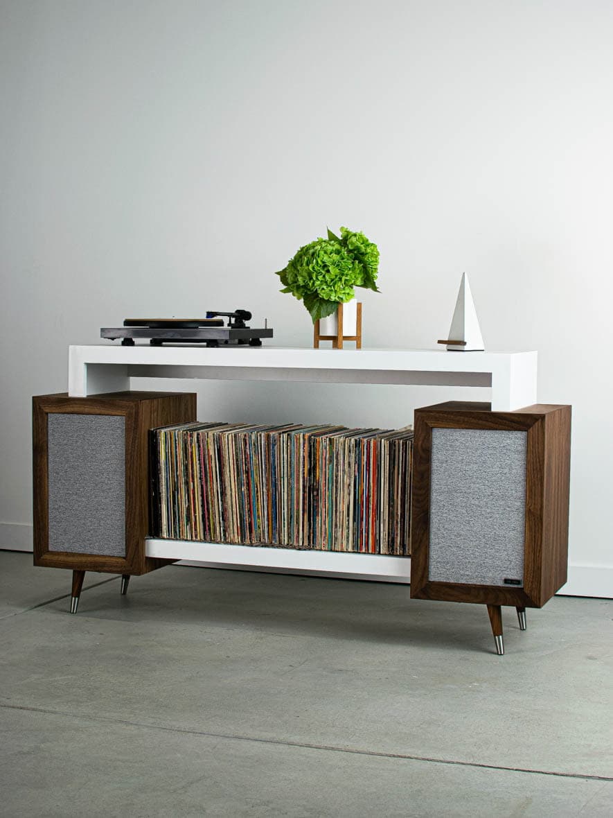 Hampton Record Player Stand - Tactile Audio Furniture