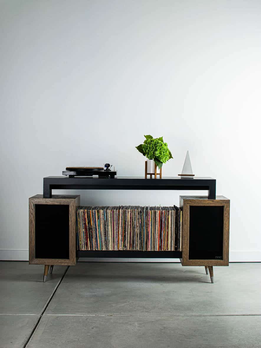 Hampton Record Player Stand - Tactile Audio Furniture