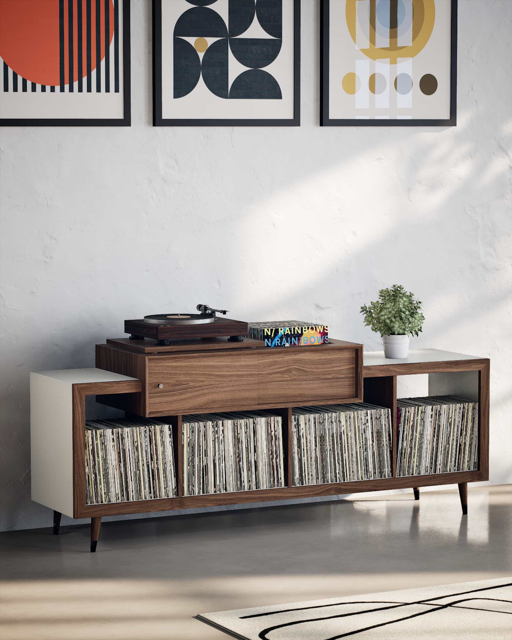 Riviera 80" Stereo Cabinet