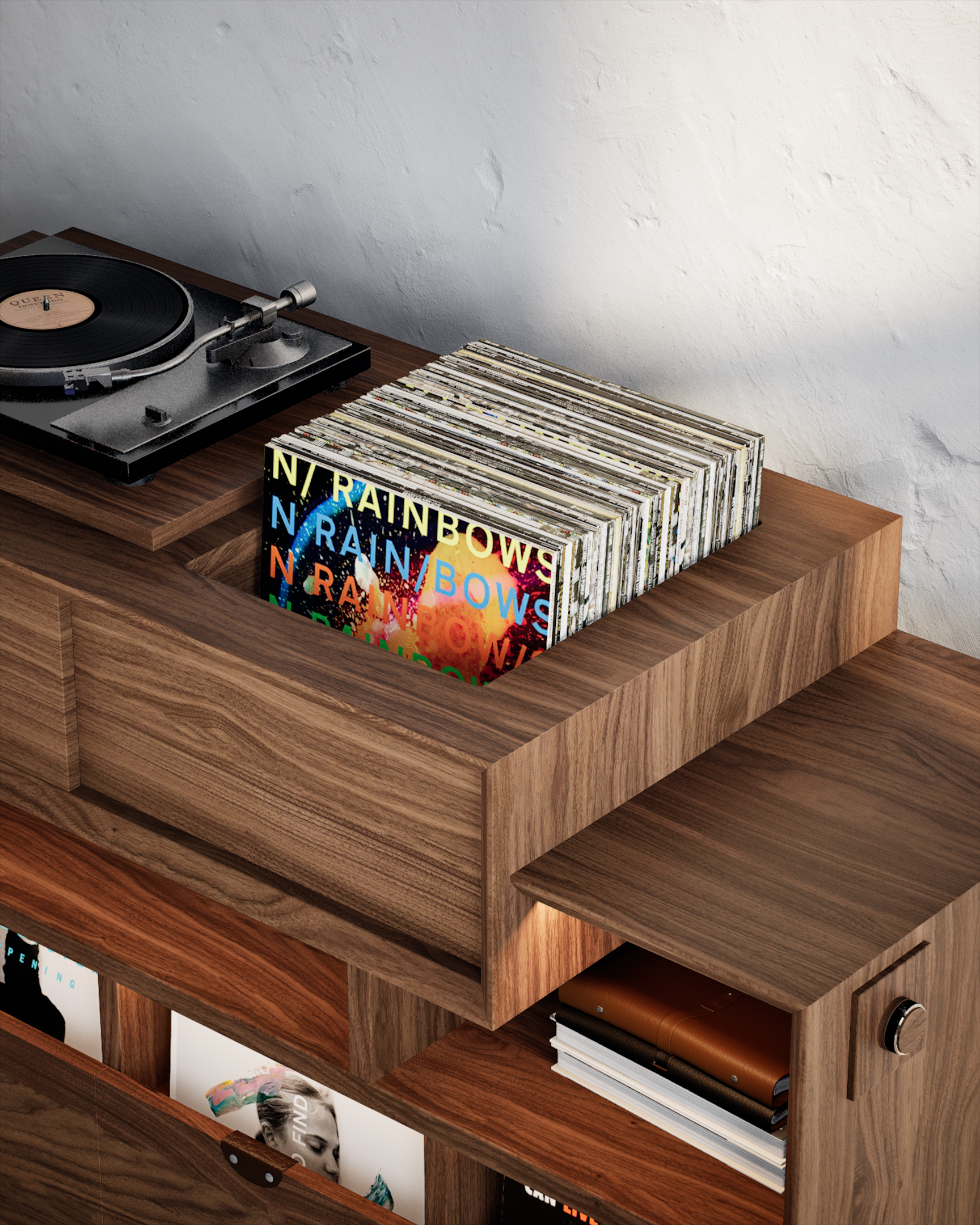 Marquis Stereo Cabinet - 5 Drawer