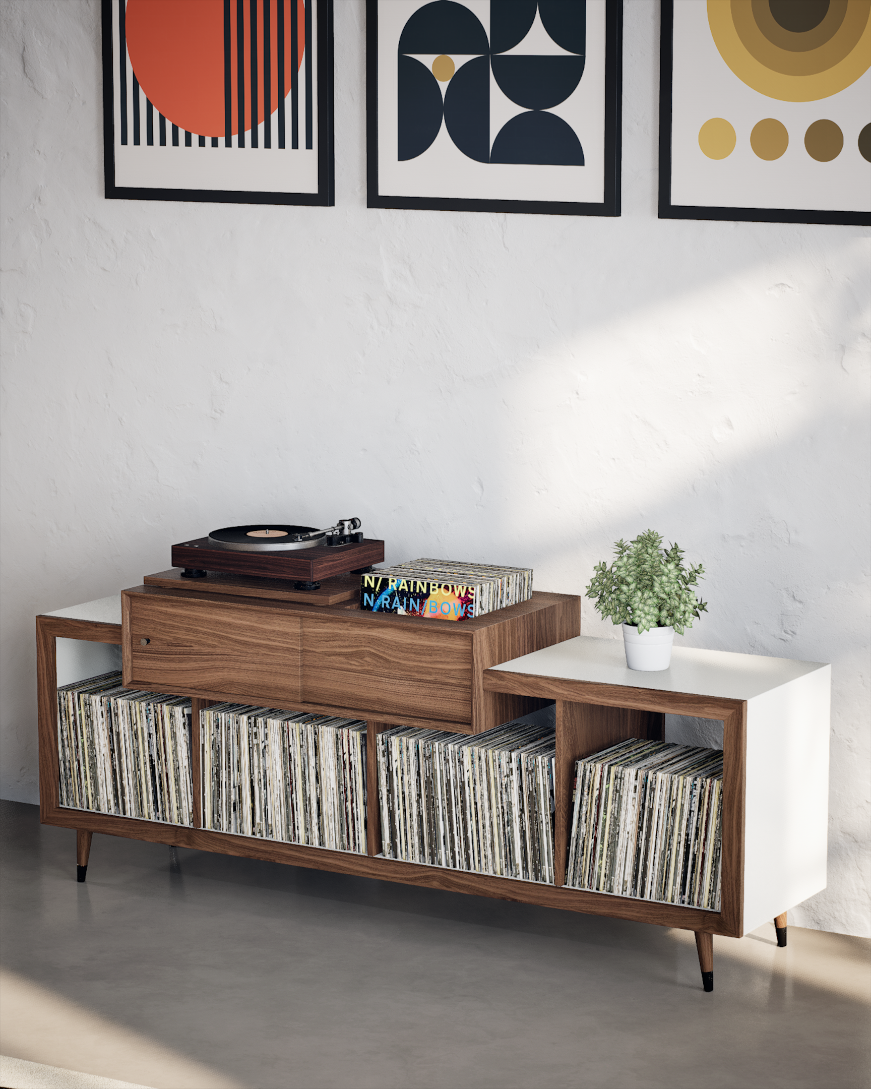 Riviera 80" Stereo Cabinet