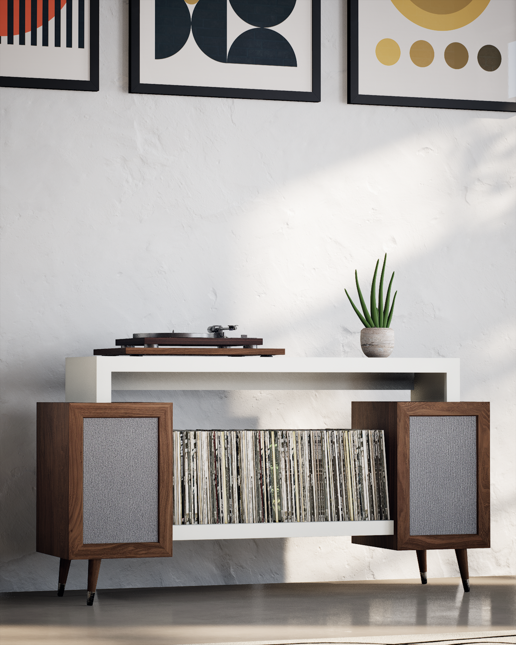 Hampton Record Player Stand