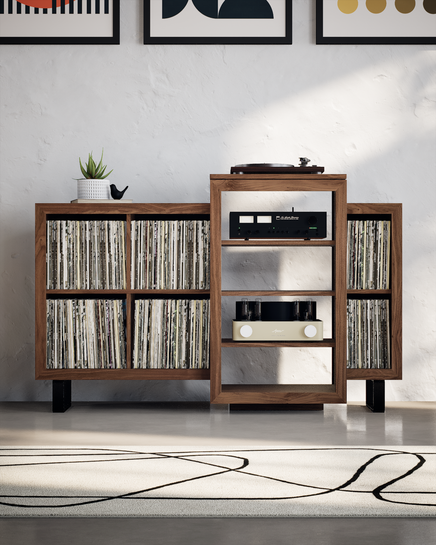 Mission Stereo Cabinet