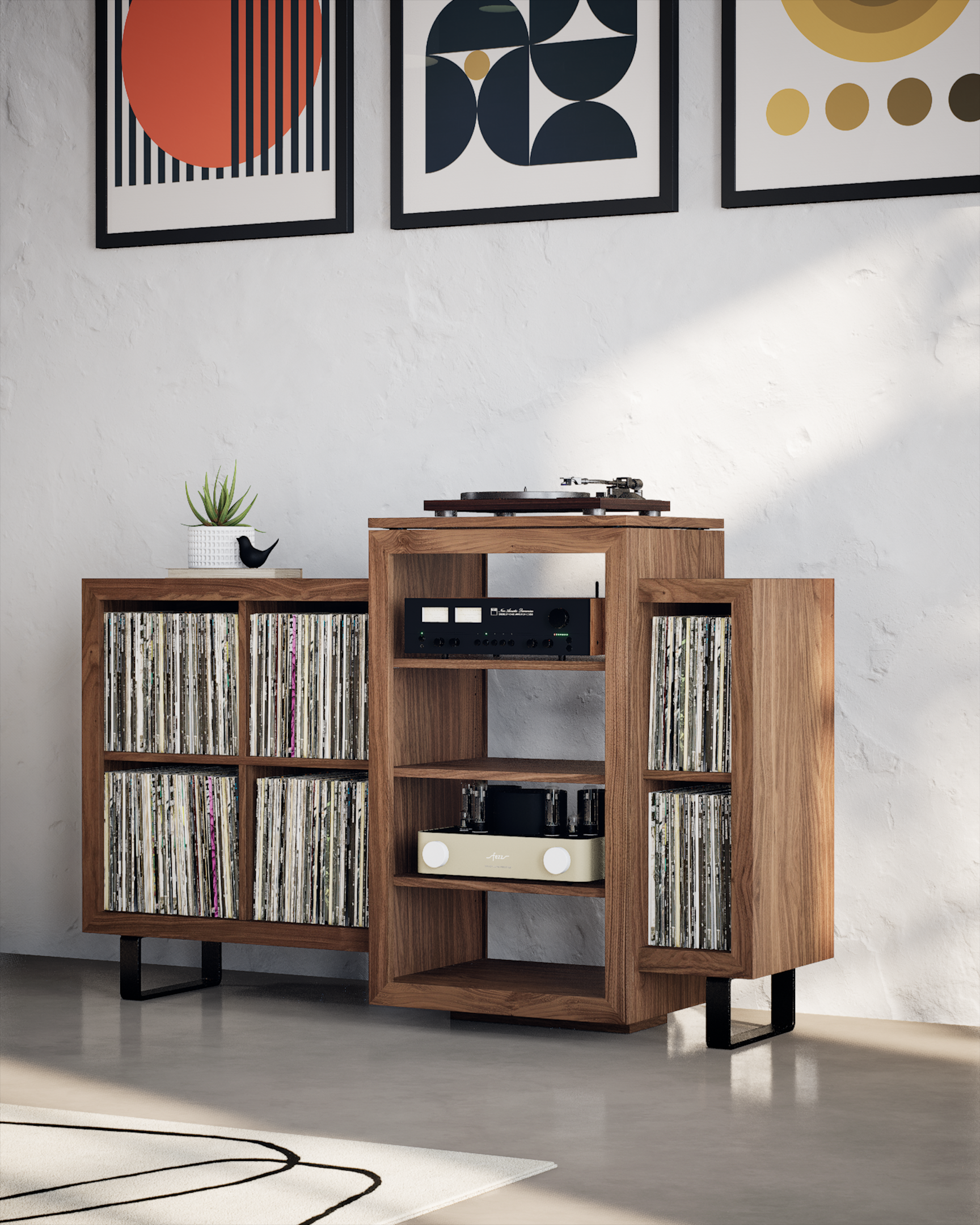Mission Stereo Cabinet