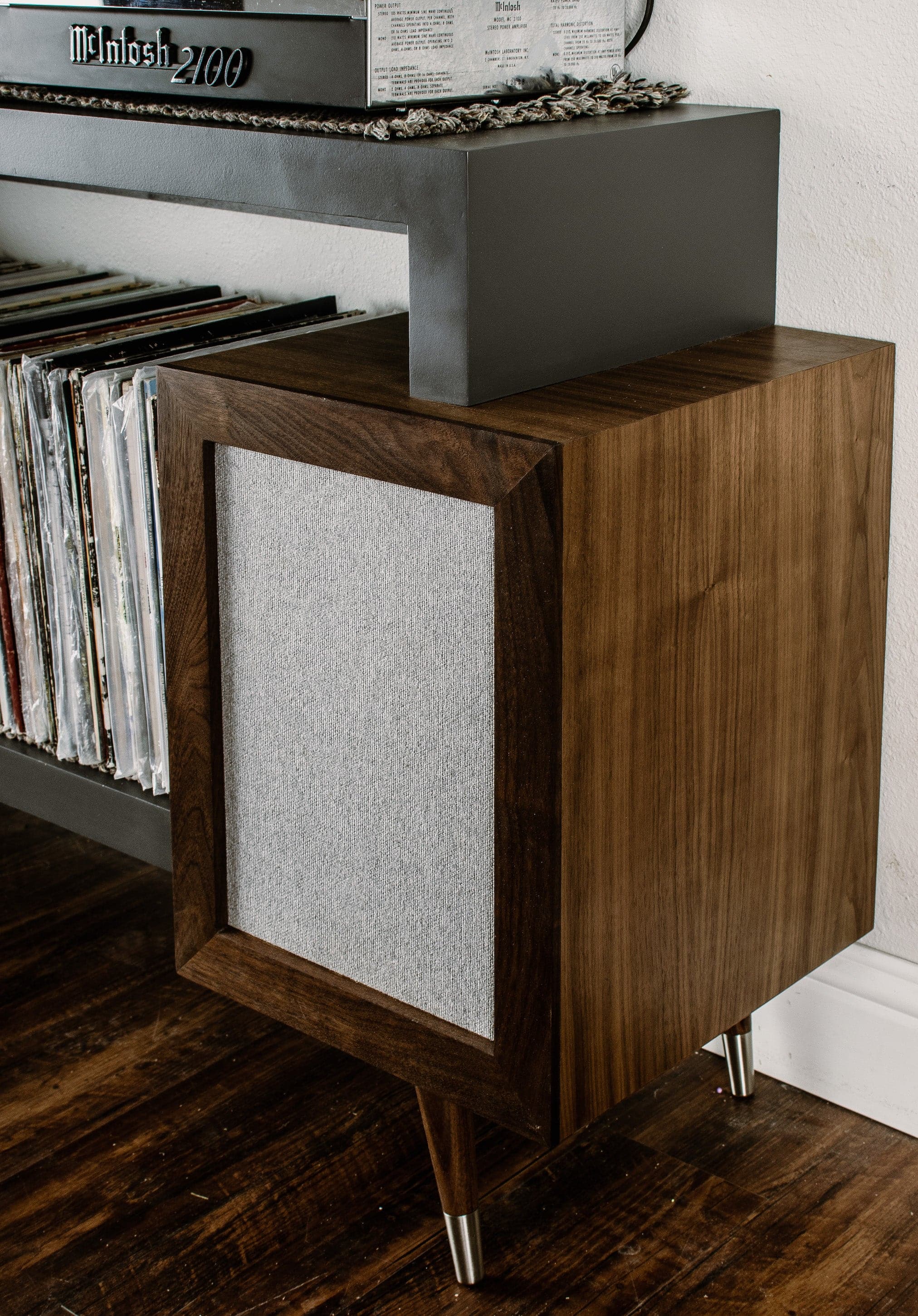 Hampton Record Player Stand - Tactile Audio Furniture
