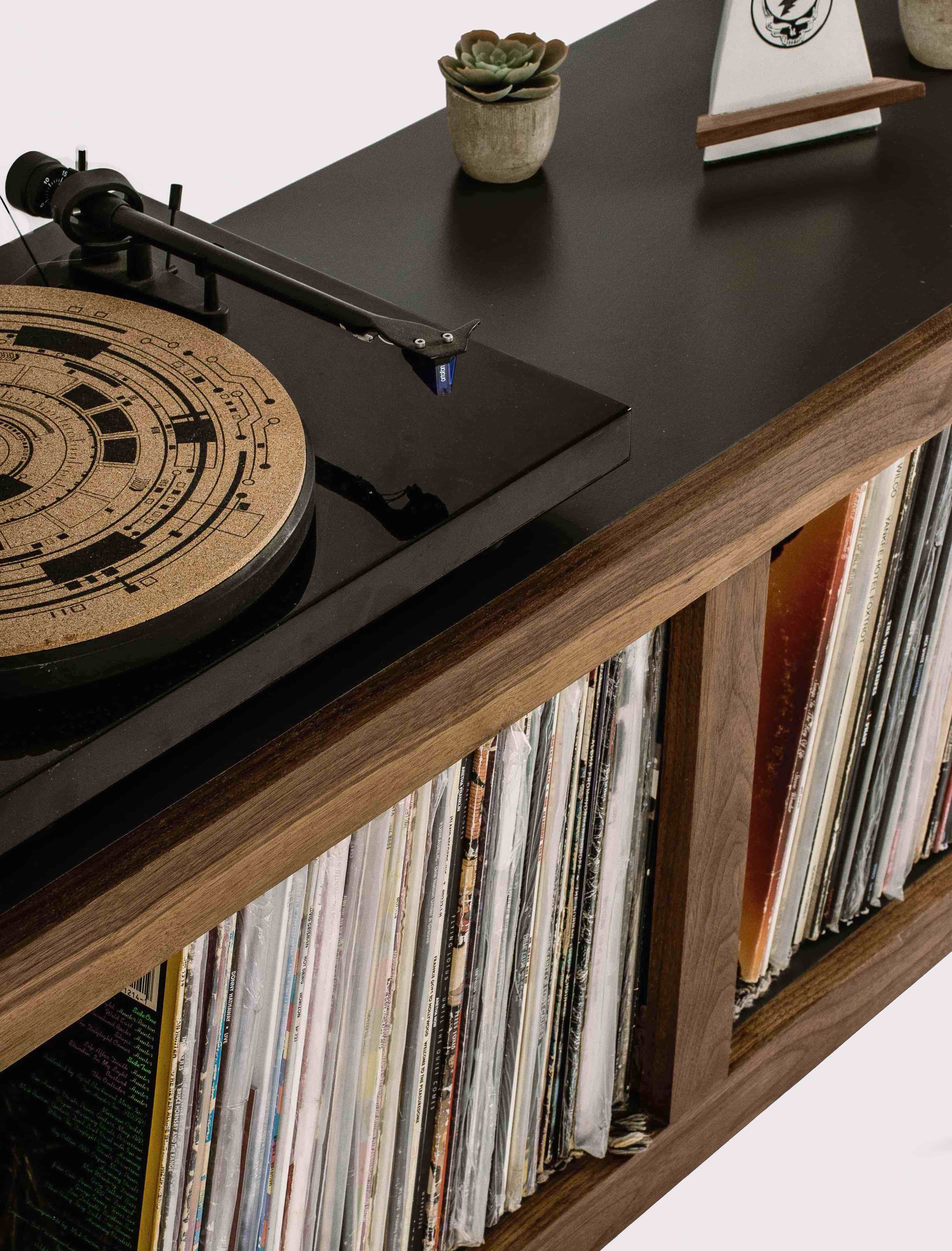 Metro Record Player Stand - Tactile Audio Furniture