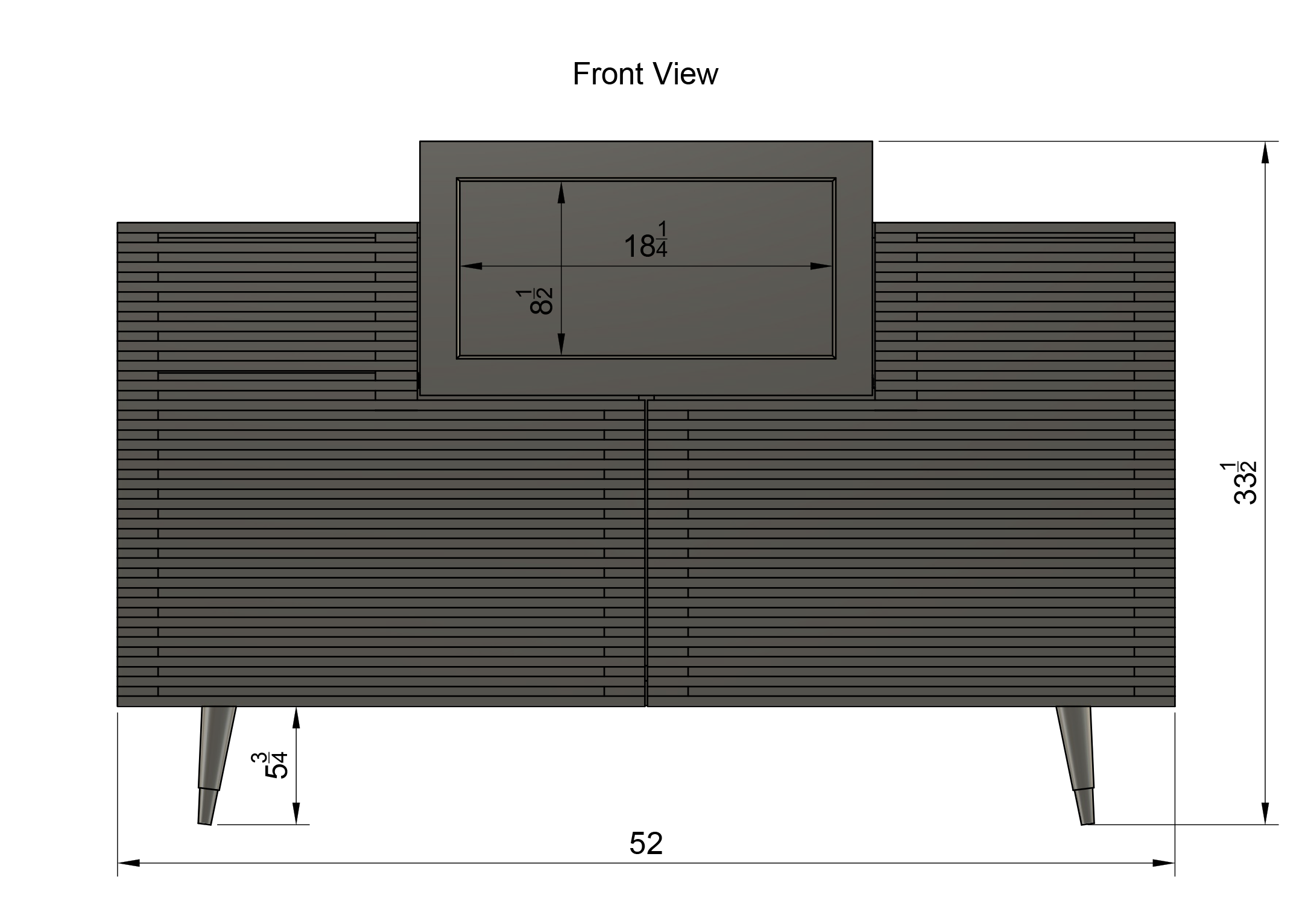Apollo Stereo Cabinet