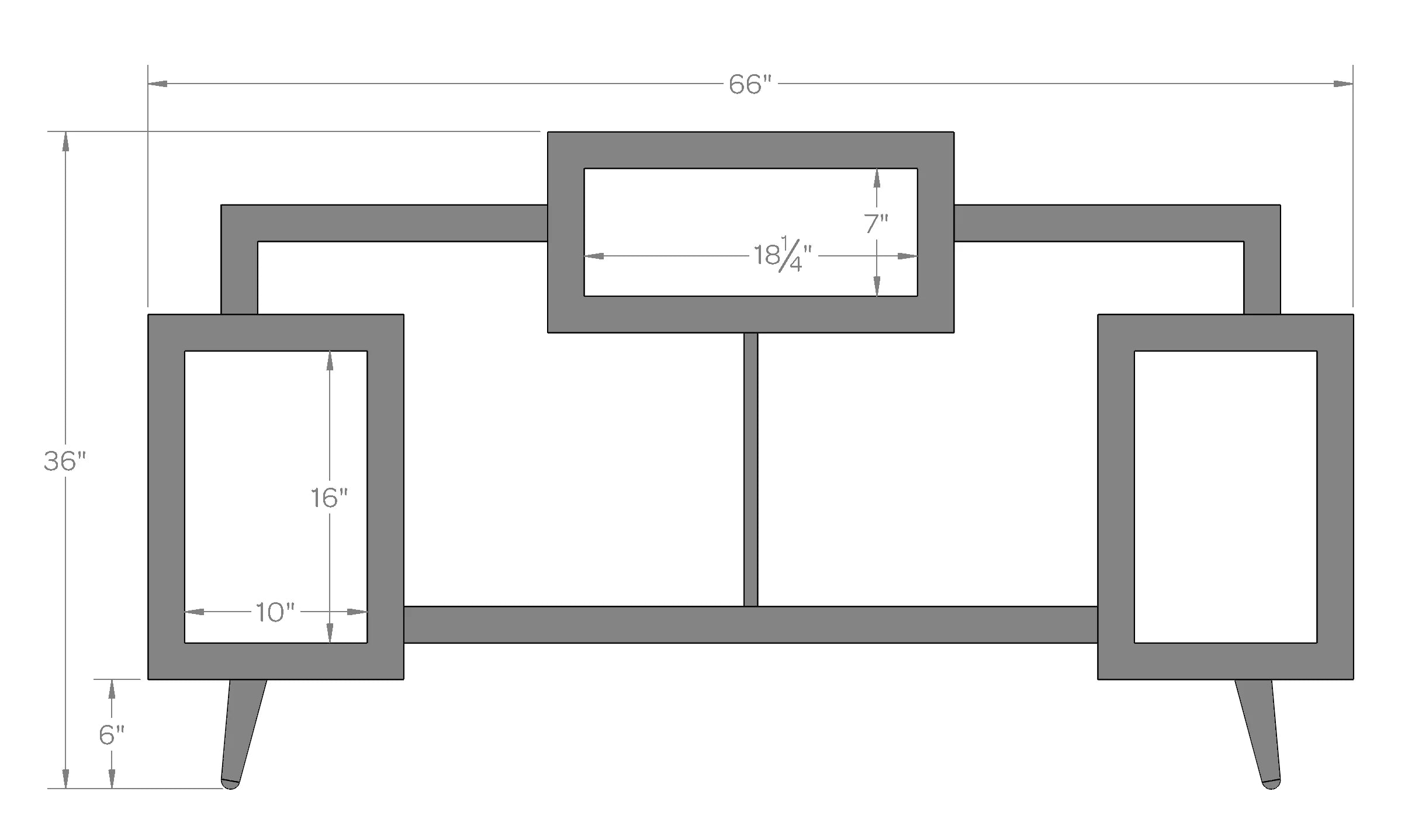 Bourbon Record Player Stand