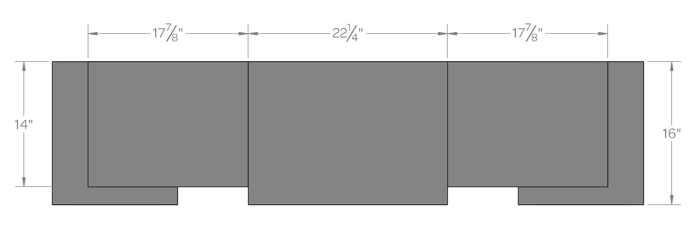 Bourbon Record Player Stand