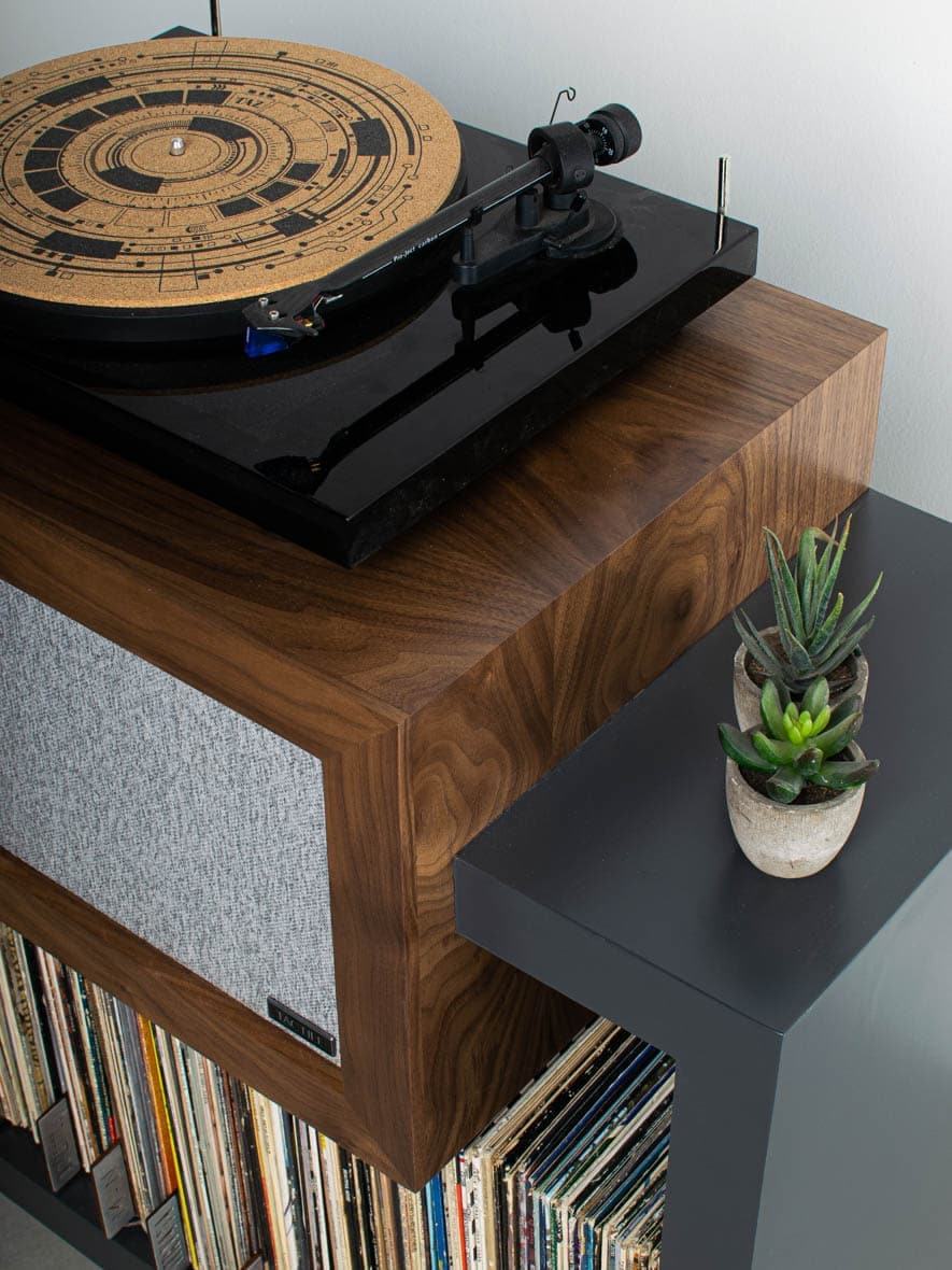 Fillmore for Sonos 36" Record Player Stand - Tactile Audio Furniture