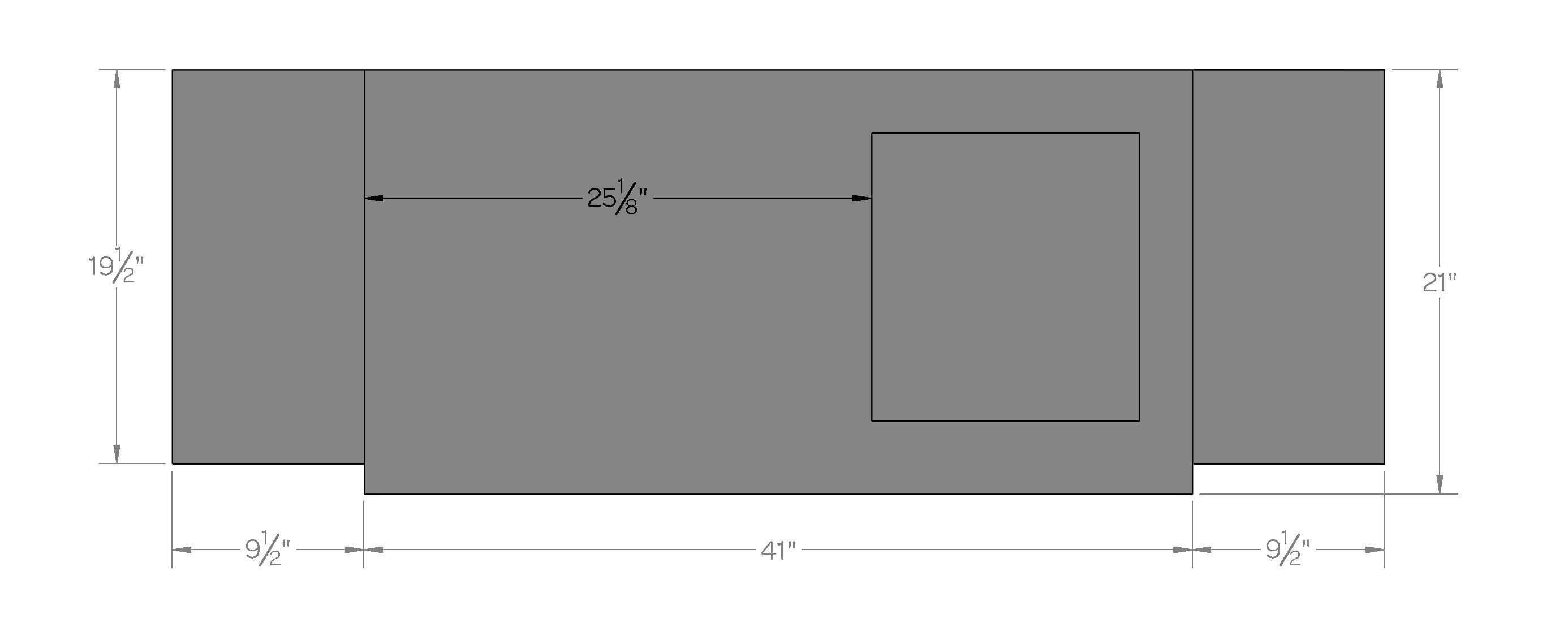 Riviera 60" Stereo Cabinet