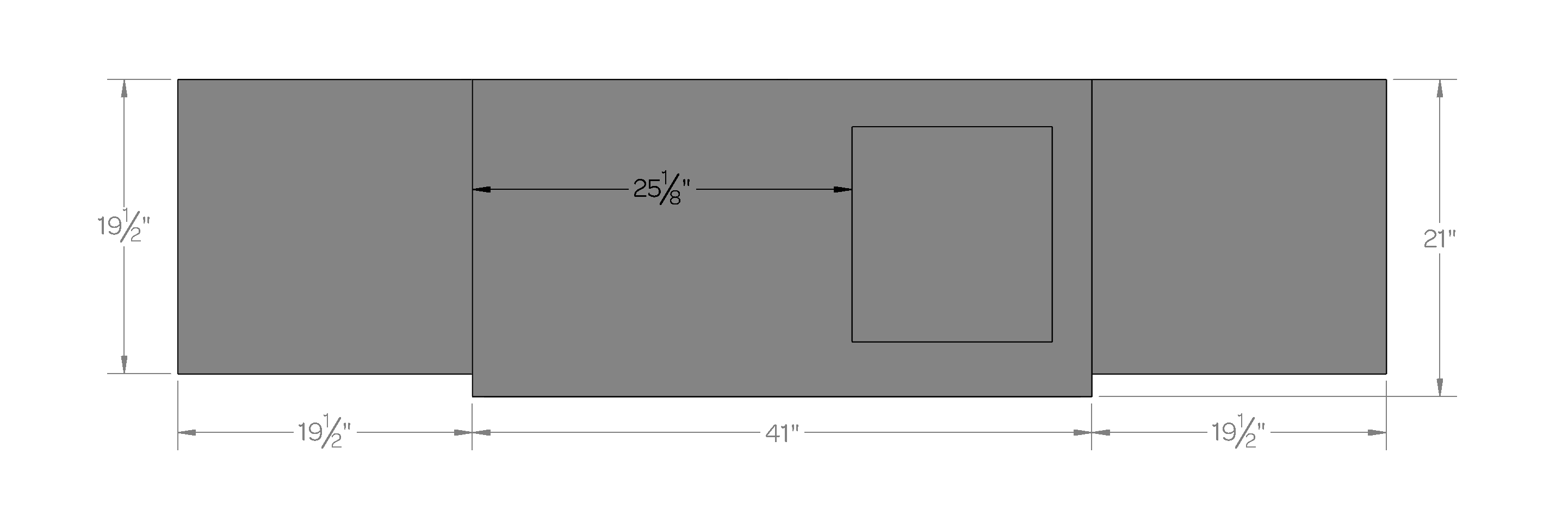 Riviera 80" Stereo Cabinet