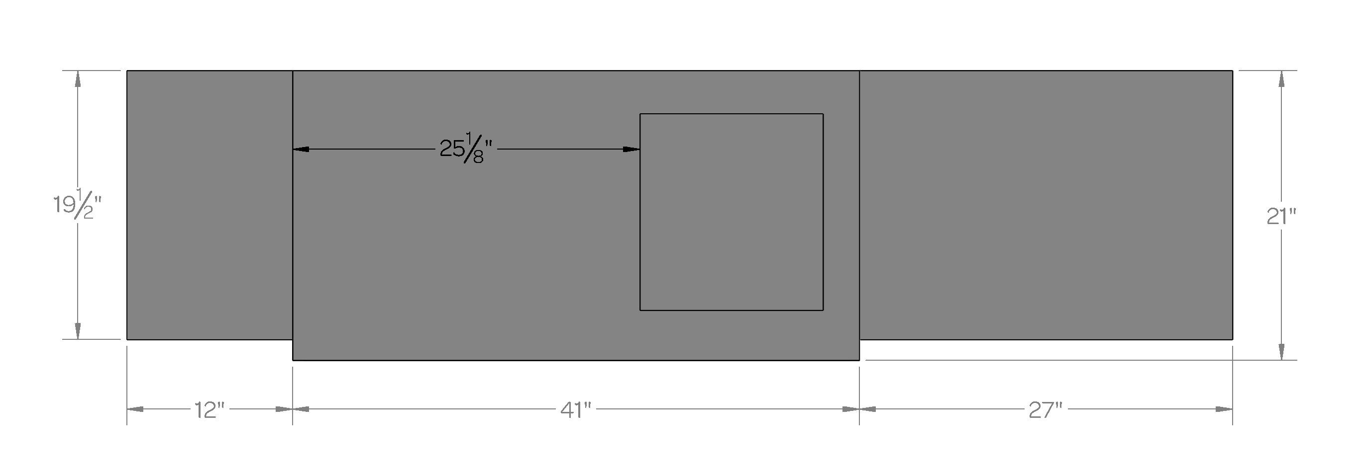 Riviera 80" Stereo Cabinet