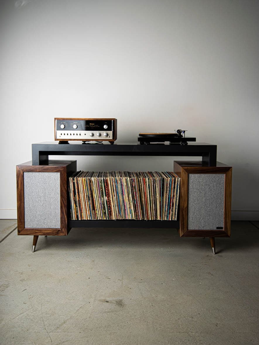 Hampton Record Player Stand - Tactile Audio Furniture
