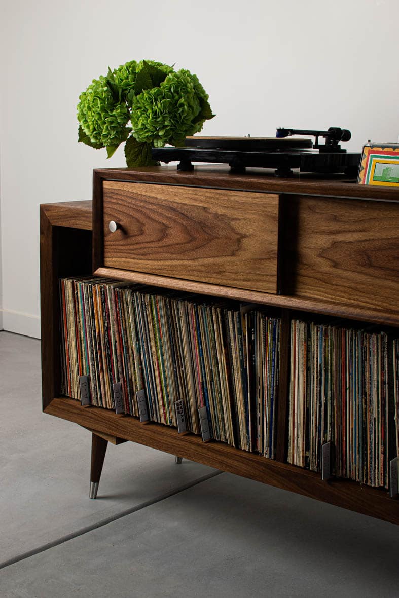 Riviera 60" Stereo Cabinet - Tactile Audio Furniture