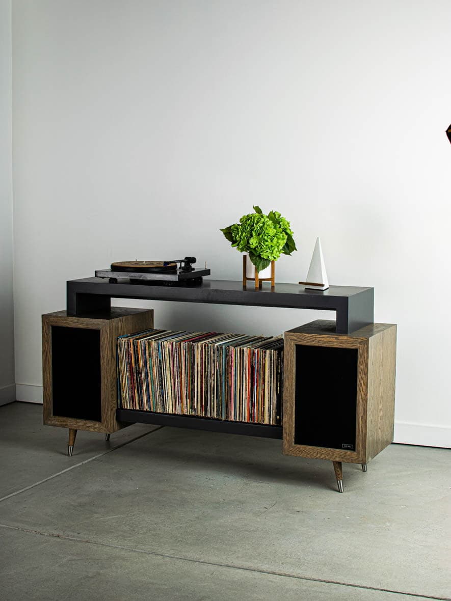 Hampton Record Player Stand - Tactile Audio Furniture