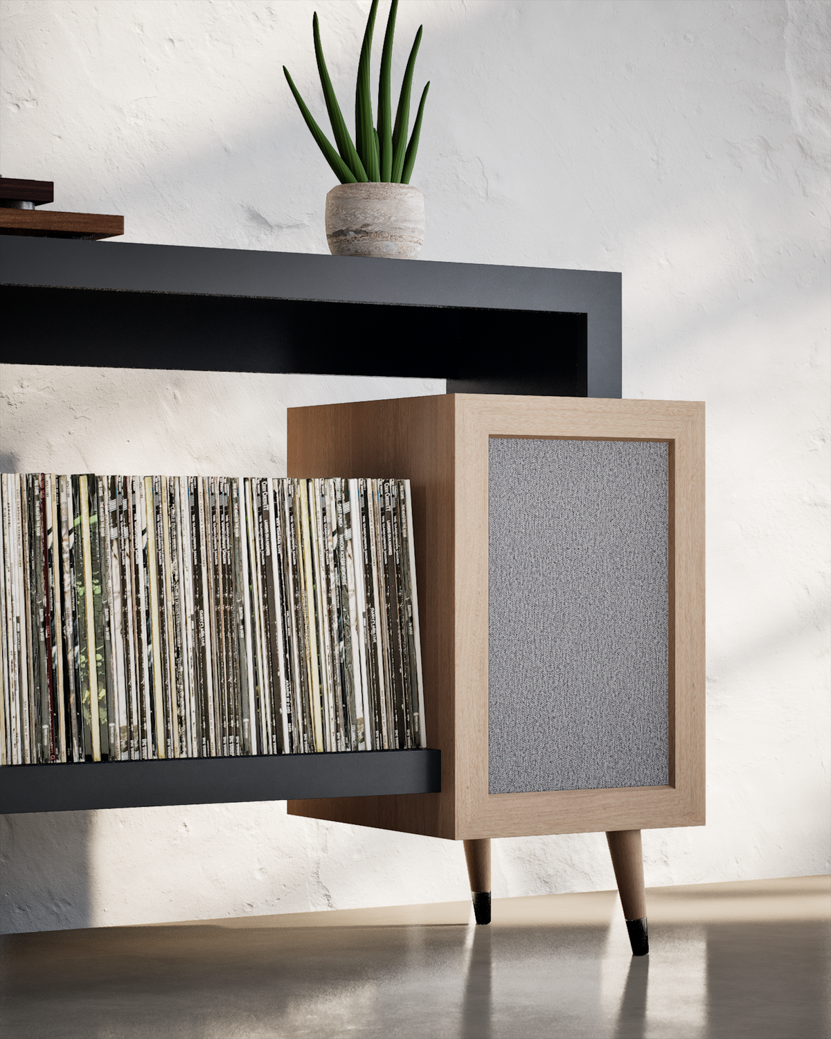 Hampton Record Player Stand - Ready to Ship