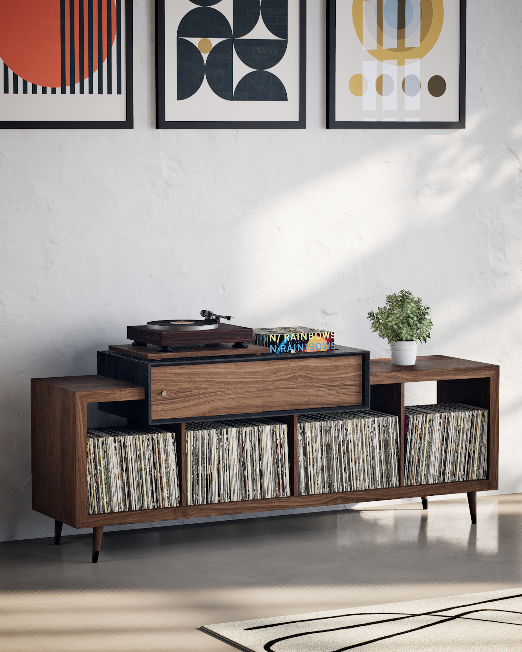 Riviera 80" Stereo Cabinet