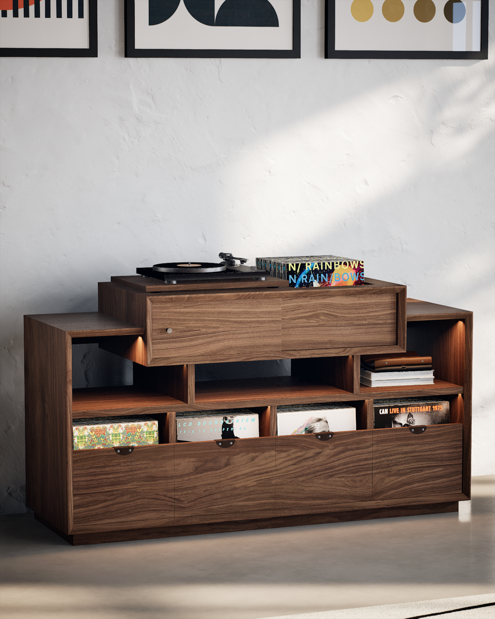 Marquis Stereo Cabinet - 4 Drawer