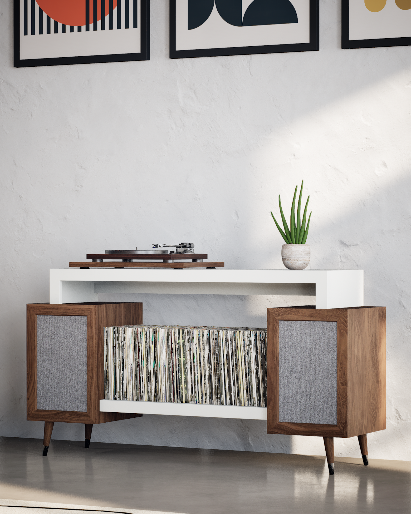 Hampton Record Player Stand