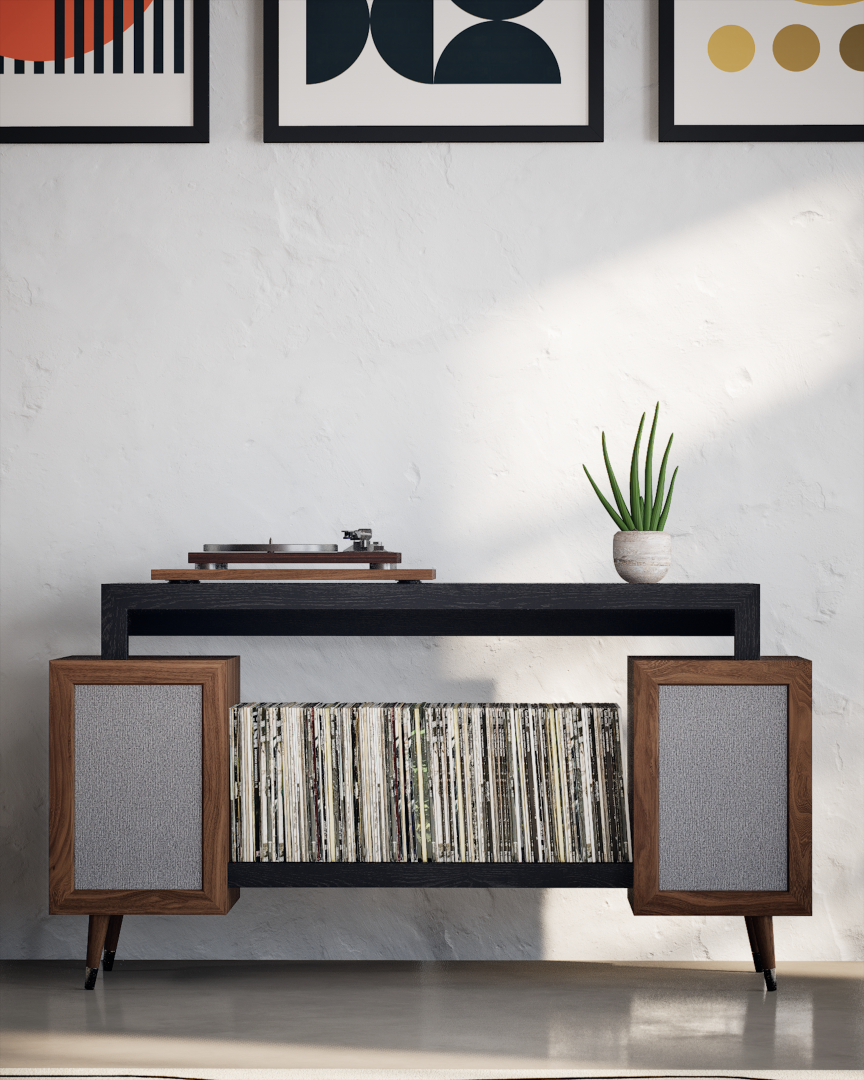 Hampton Record Player Stand