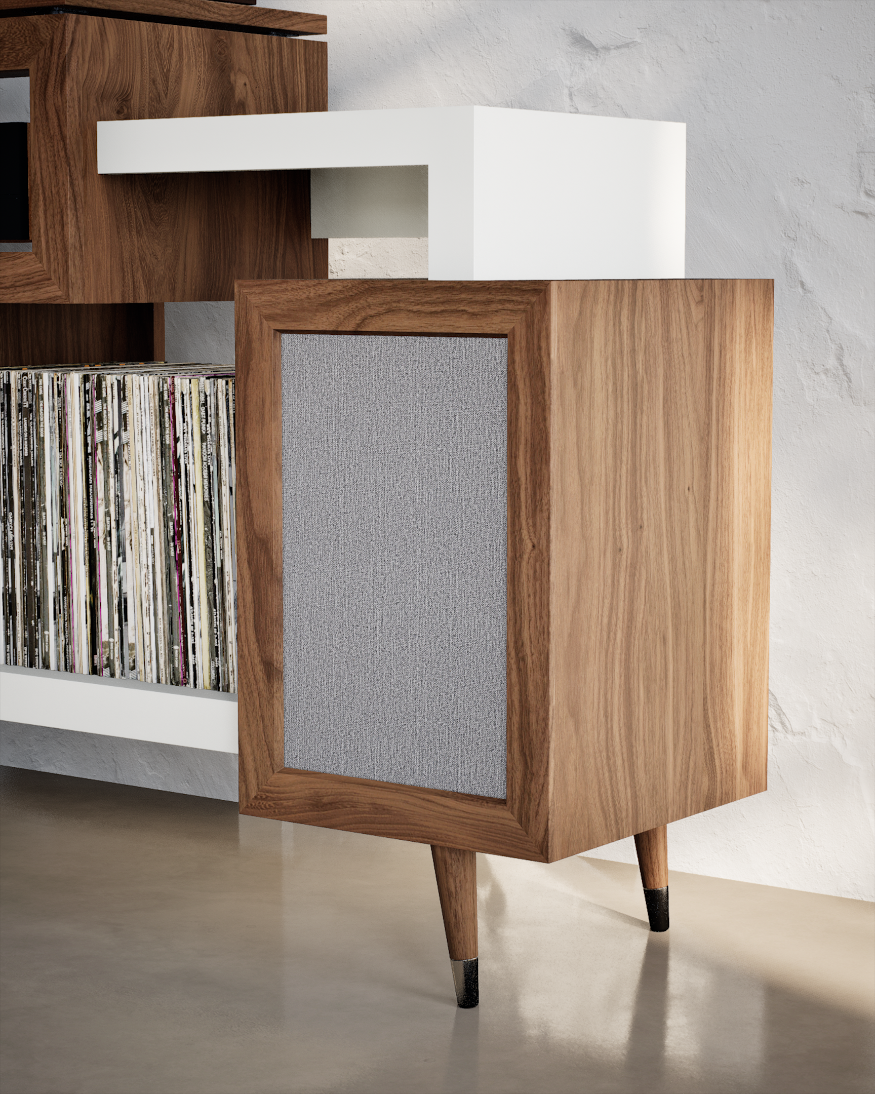 Bourbon Record Player Stand