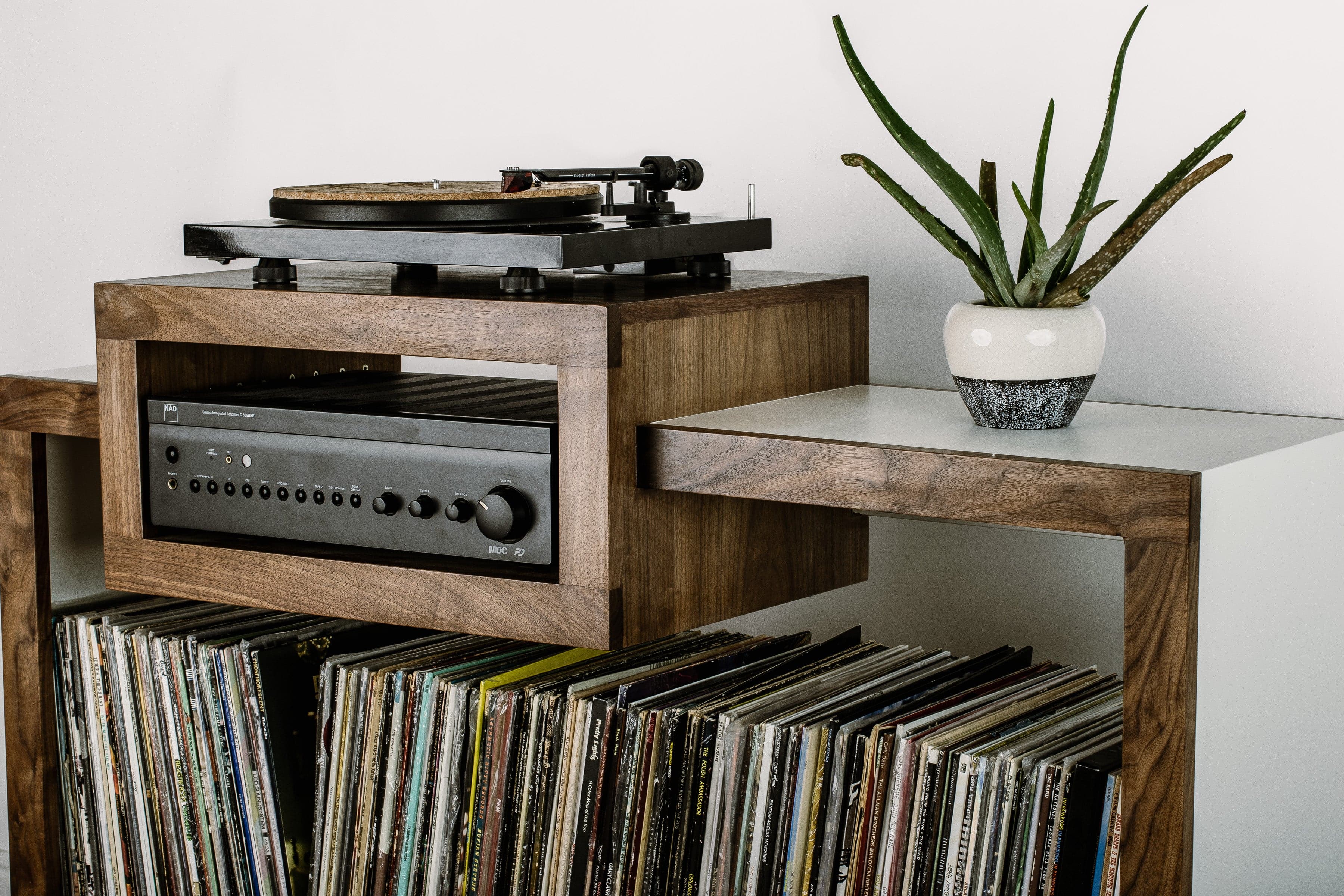 Roseland 48" Record Player Stand - Tactile Audio Furniture