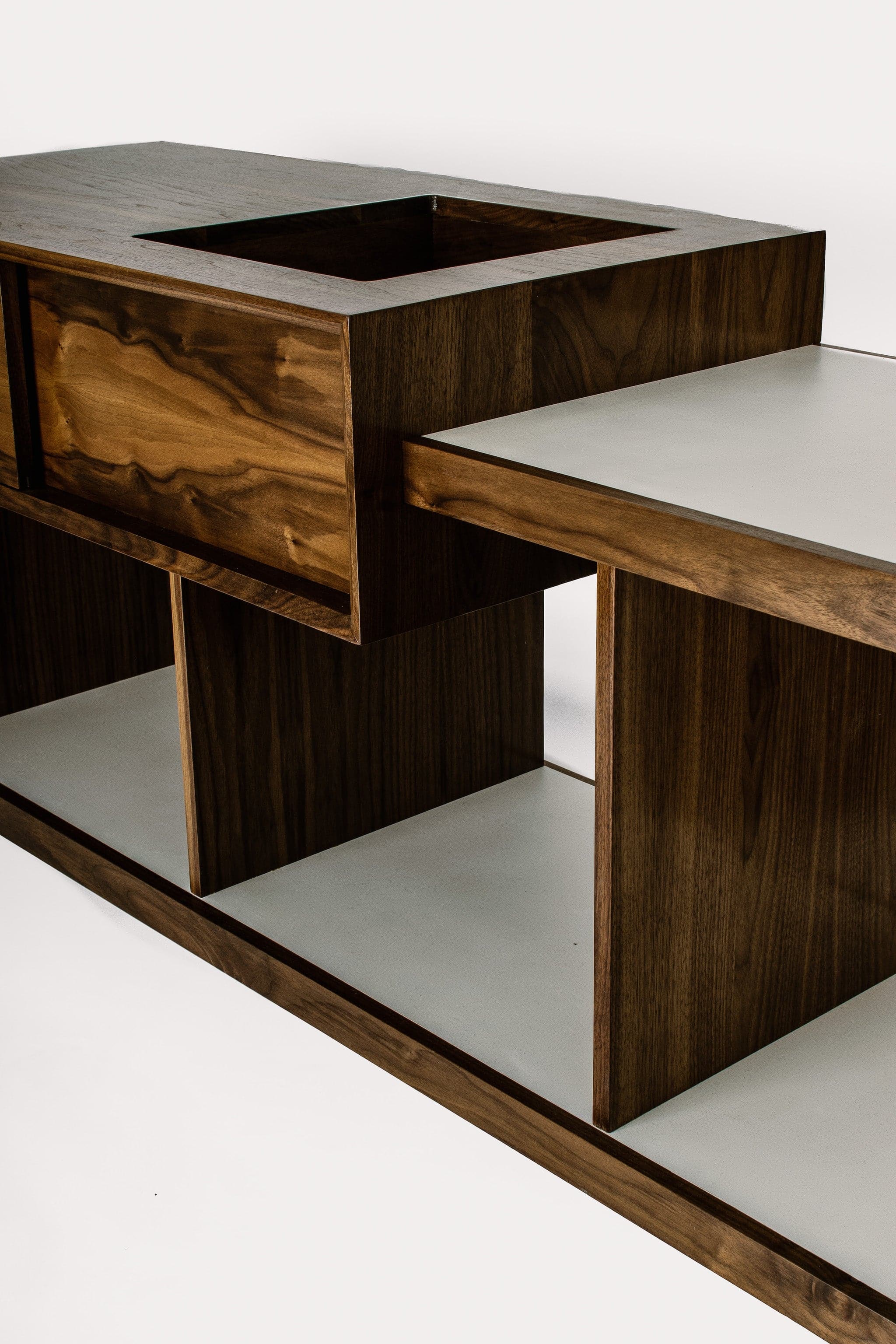 Riviera 80" Stereo Cabinet - Tactile Audio Furniture