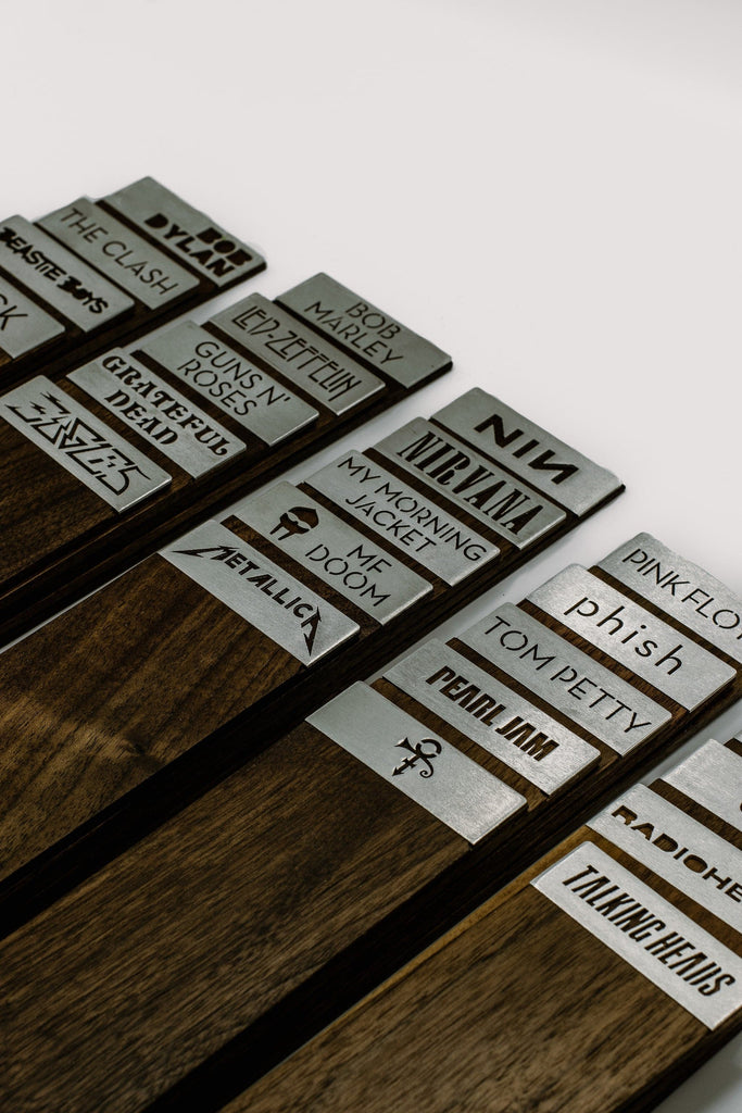 Record Dividers - Artists - Tactile Audio Furniture